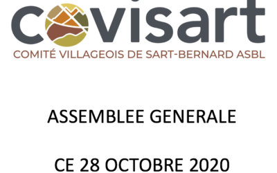 Covisart : Assemblée Générale du 28 octobre 2020
