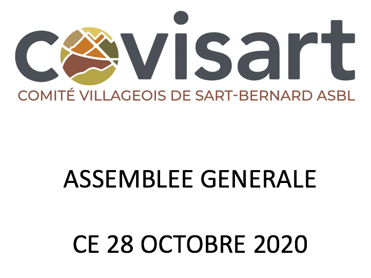 Covisart : Assemblée Générale du 28 octobre 2020